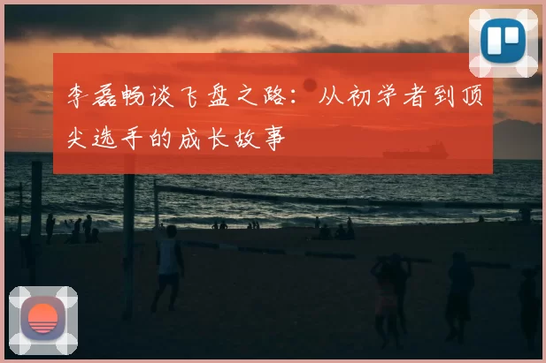 李磊畅谈飞盘之路：从初学者到顶尖选手的成长故事