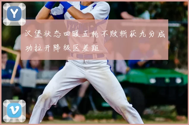 汉堡状态回暖五轮不败斩获九分成功拉开降级区差距