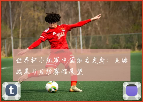 世界杯小组赛中国排名更新:关键战果与后续赛程展望