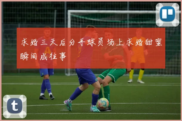 求婚三天后分手球员场上求婚甜蜜瞬间成往事