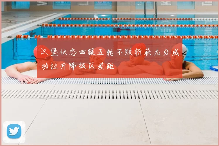 汉堡状态回暖五轮不败斩获九分成功拉开降级区差距