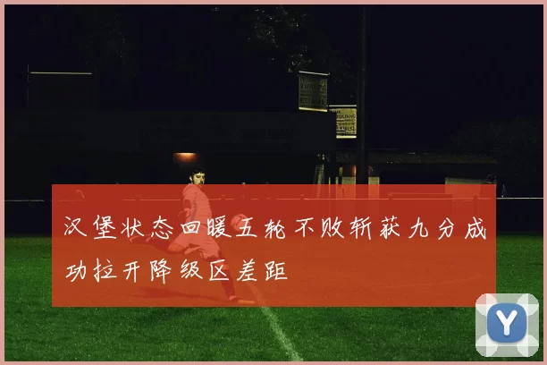 汉堡状态回暖五轮不败斩获九分成功拉开降级区差距