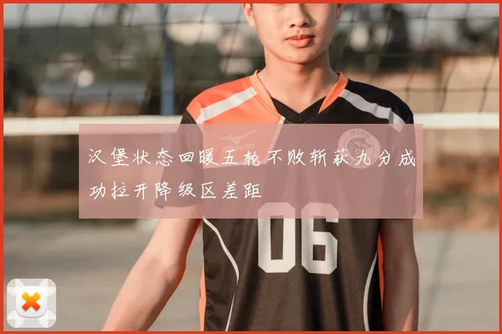 汉堡状态回暖五轮不败斩获九分成功拉开降级区差距